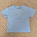 Camiseta sweet azul