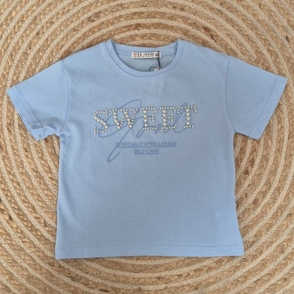 Camiseta sweet azul