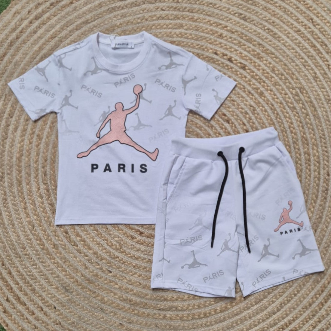 Conjunto baloncesto blanco
