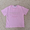 Camiseta sweet rosa