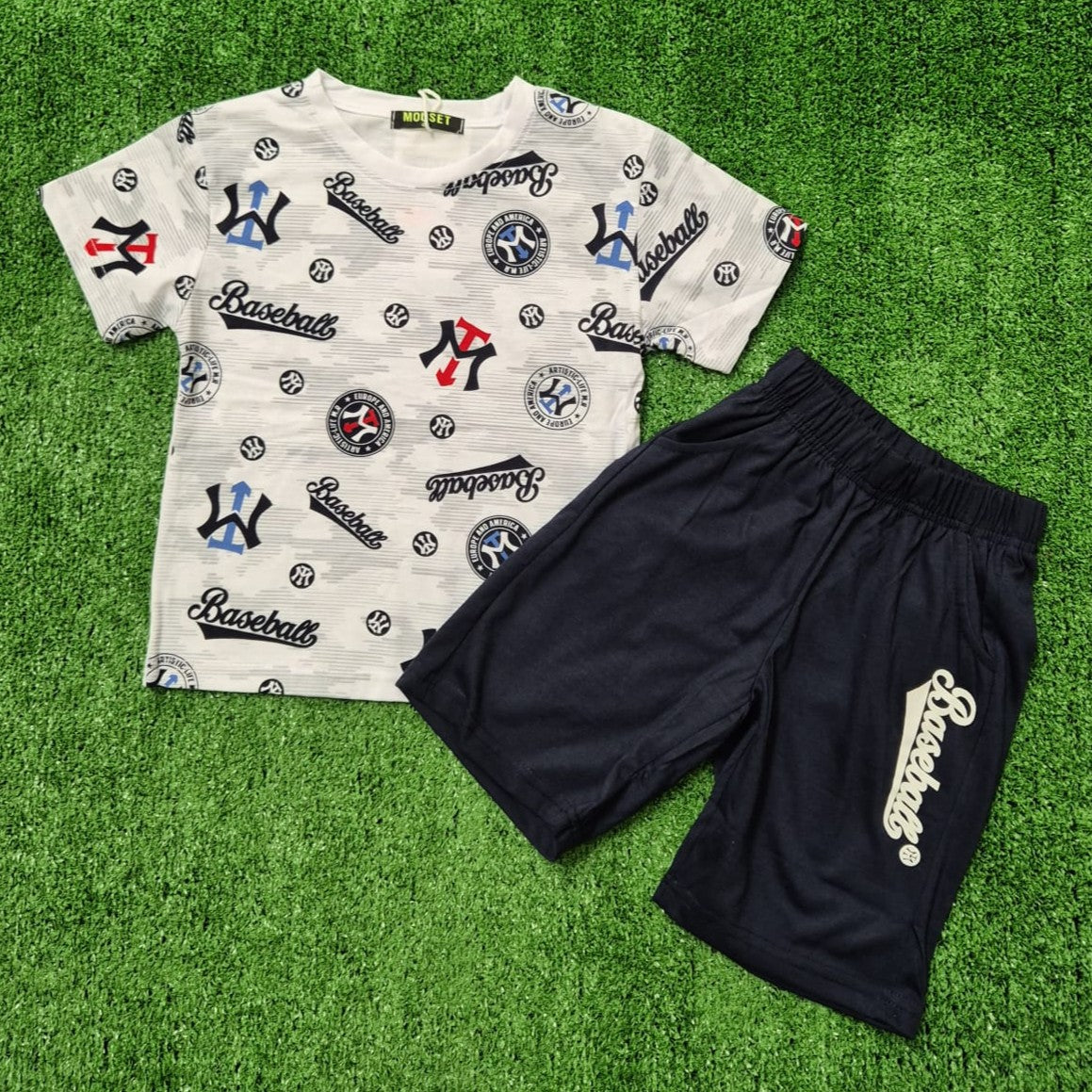 Conjunto baseball blanco