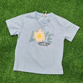 Camiseta margarita azul