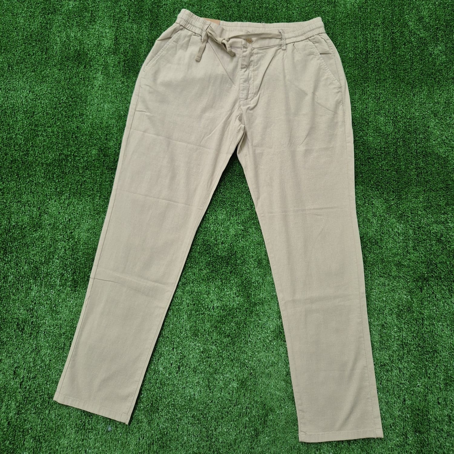 Pantalón Lino beige