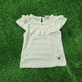 Camiseta cuello blanca