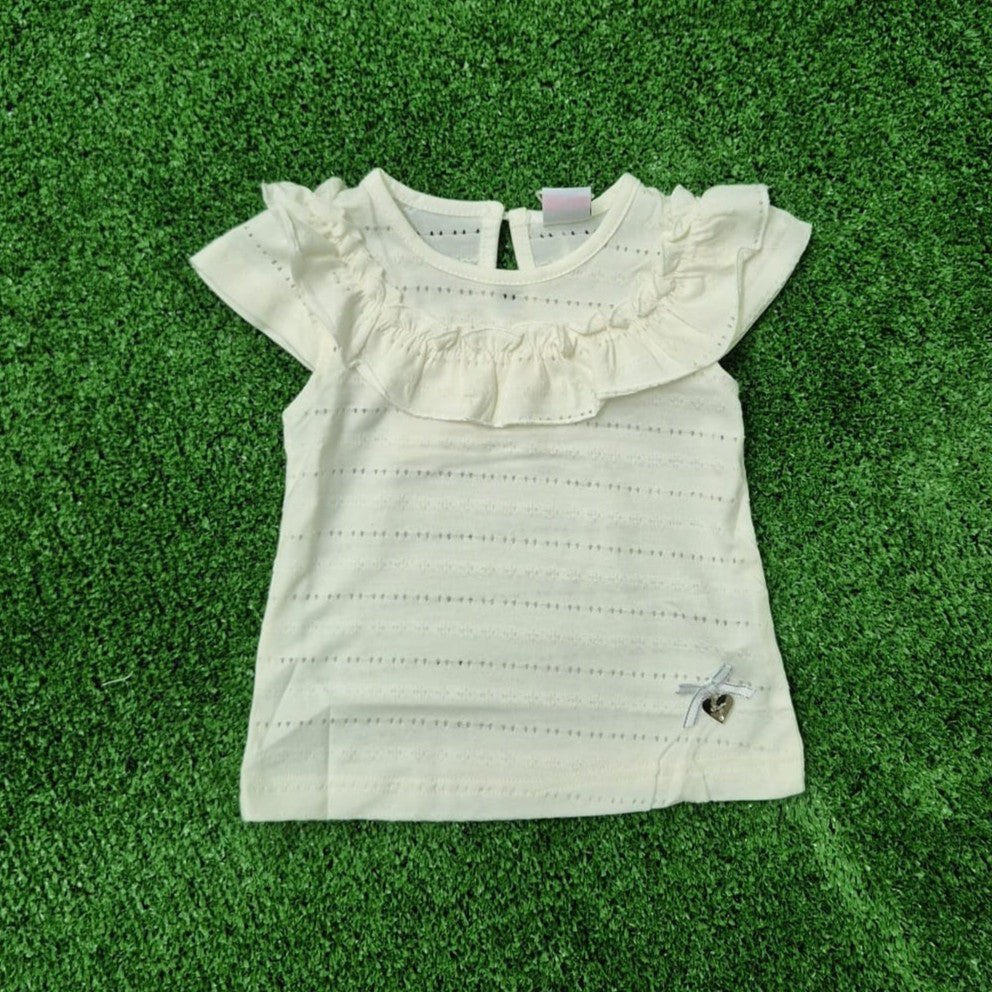 Camiseta cuello blanca