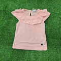 Camiseta cuello rosa