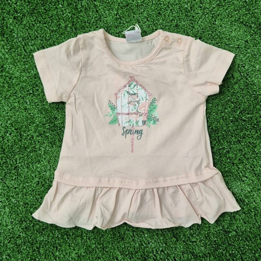 Camiseta Casita rosa