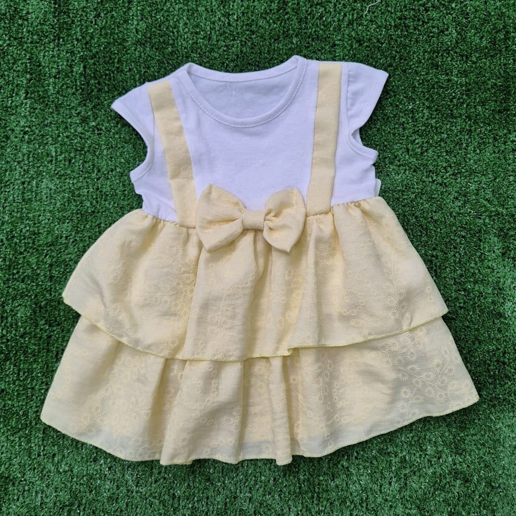 Vestido Camiseta amarillo