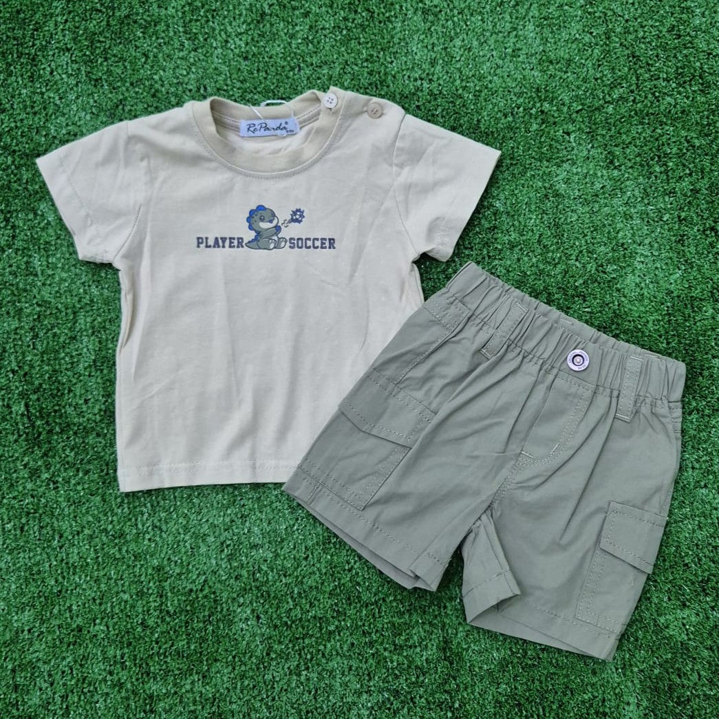 Conjunto Soccer beige
