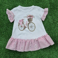Vestido Bicicleta rosa