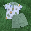 Conjunto Safari verde