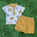 Conjunto Safari mostaza