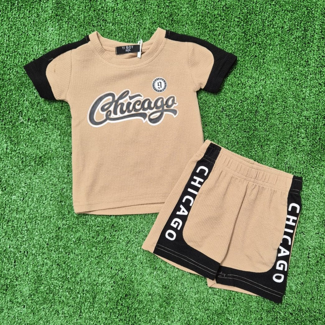 Conjunto Chicago beige