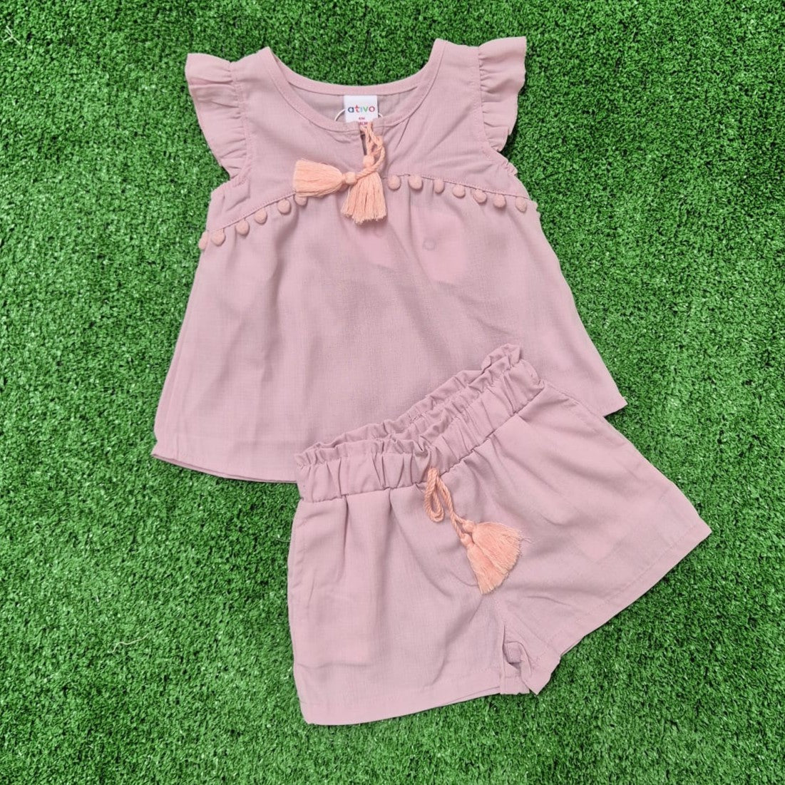 Conjunto Nature rosa