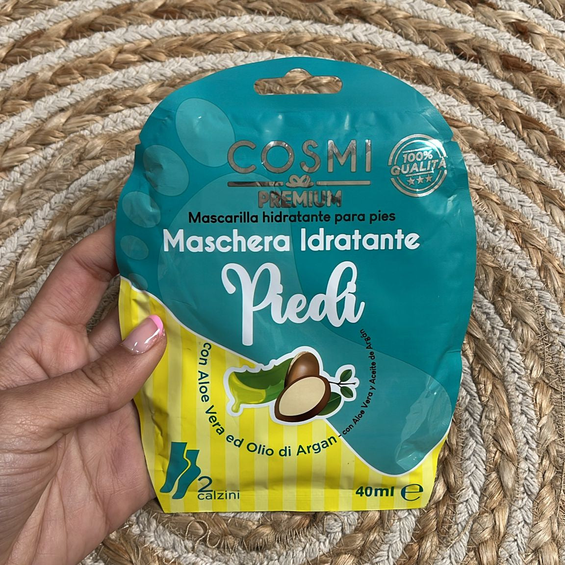 Mascarilla pies cosmi