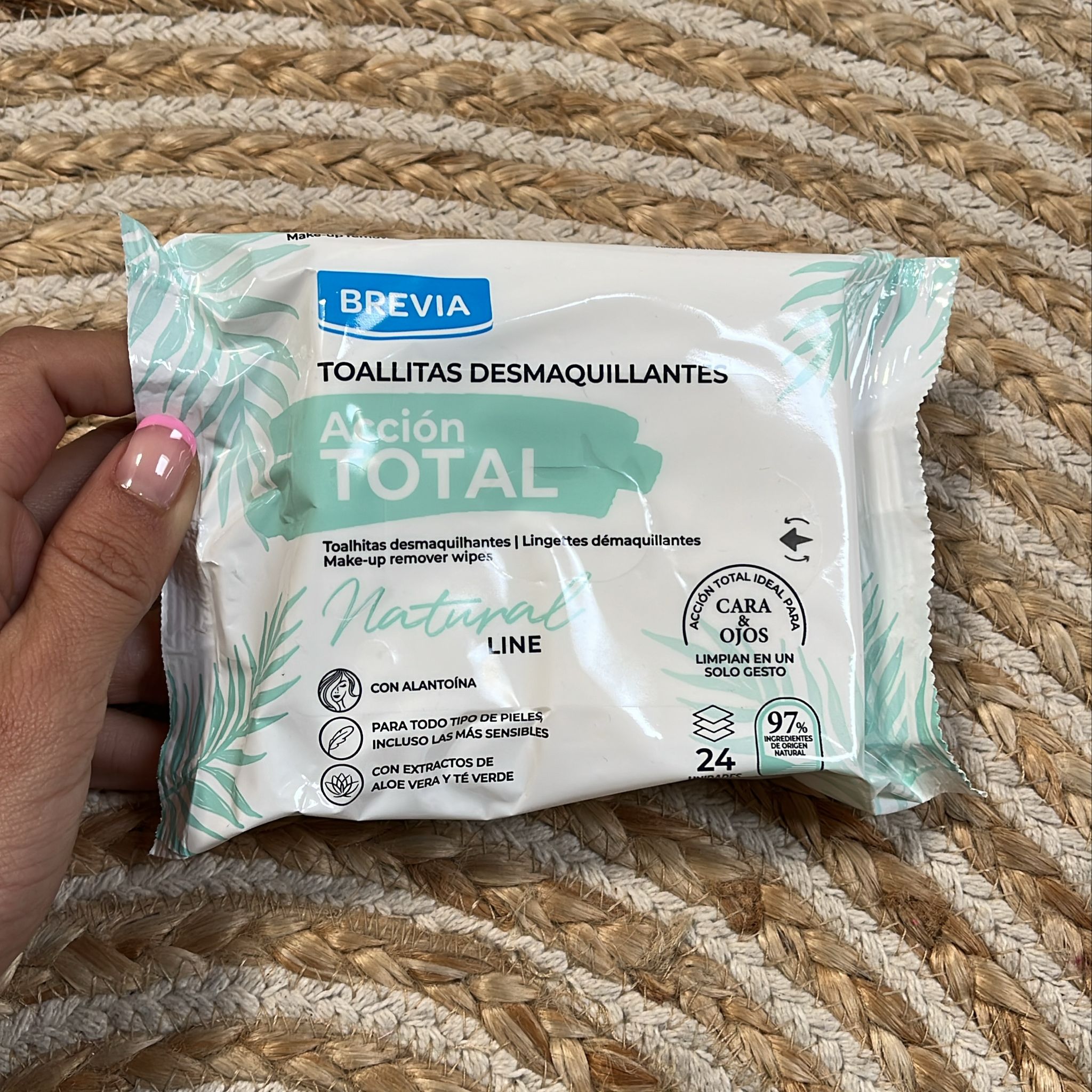 Toallitas desmaquillantes cara y ojos
