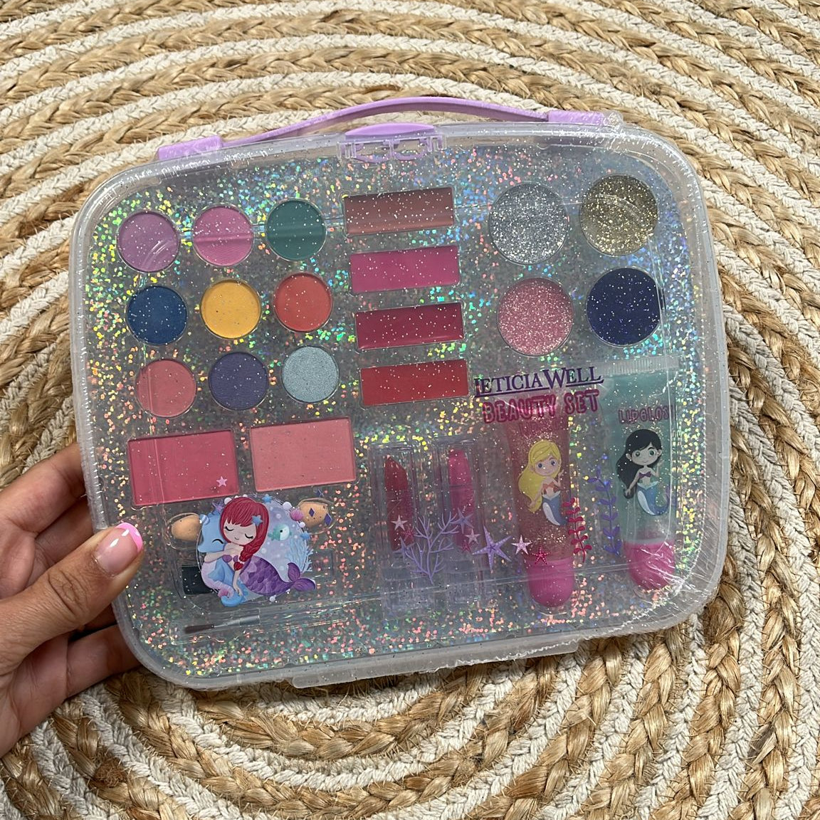 Estuche maquillaje sirena