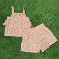 Conjunto animalprint coral