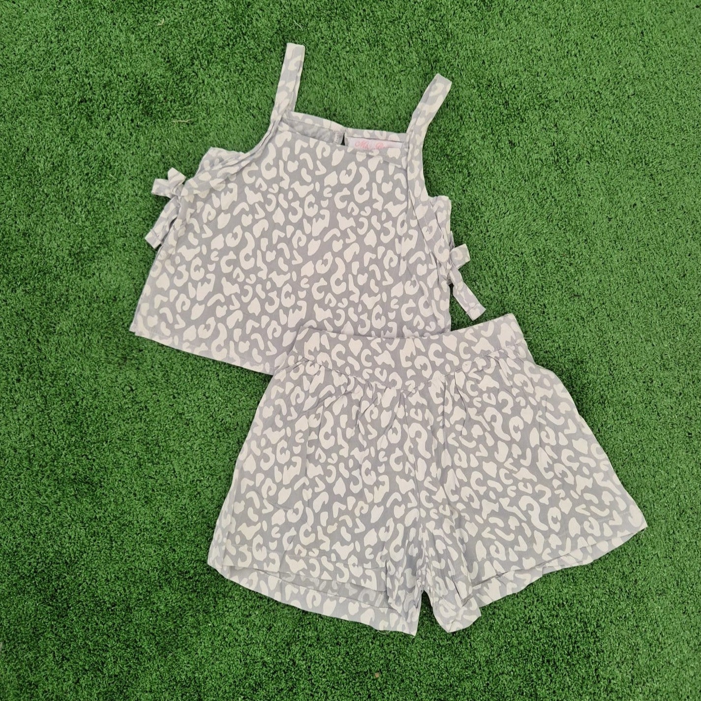 Conjunto animalprint azul
