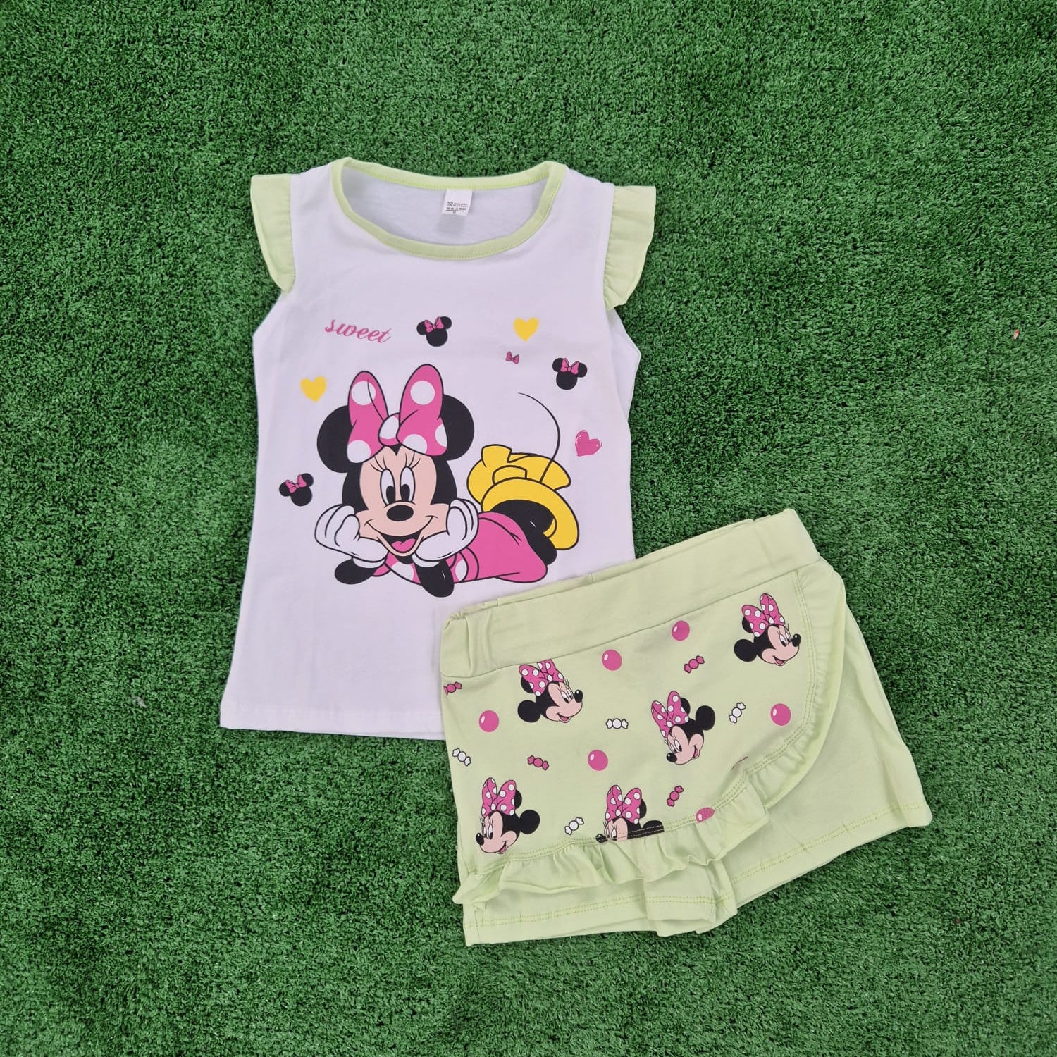 Conjunto Minnie verde