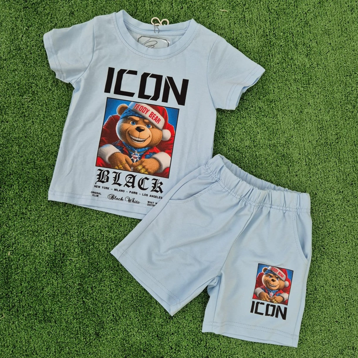 Conjunto icon azul