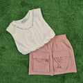 Conjunto hombrera blanco