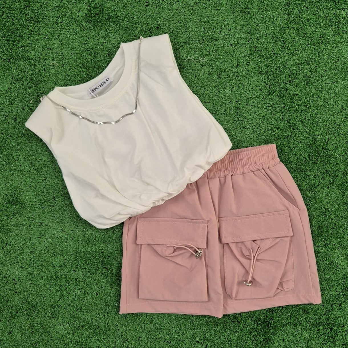 Conjunto hombrera blanco