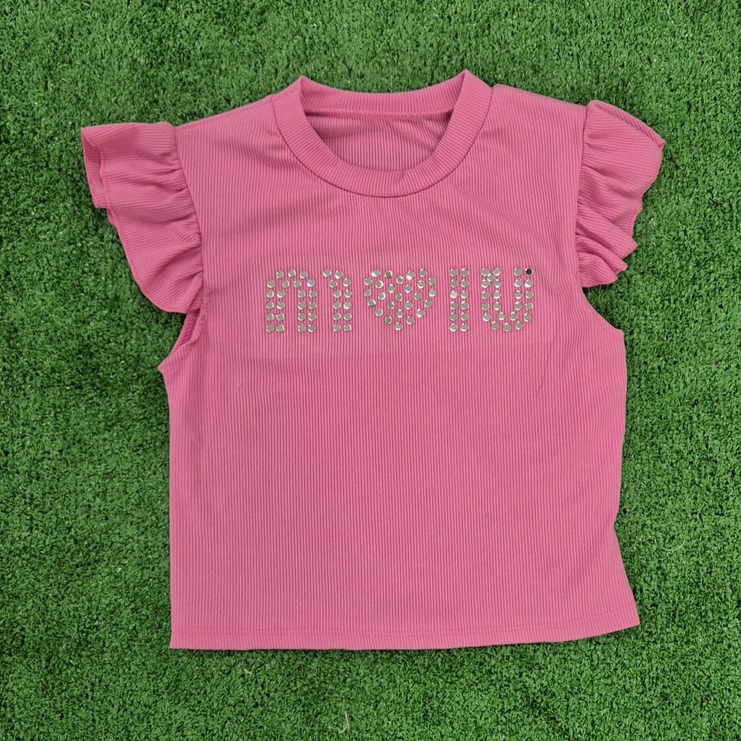 Camiseta miu fucsia