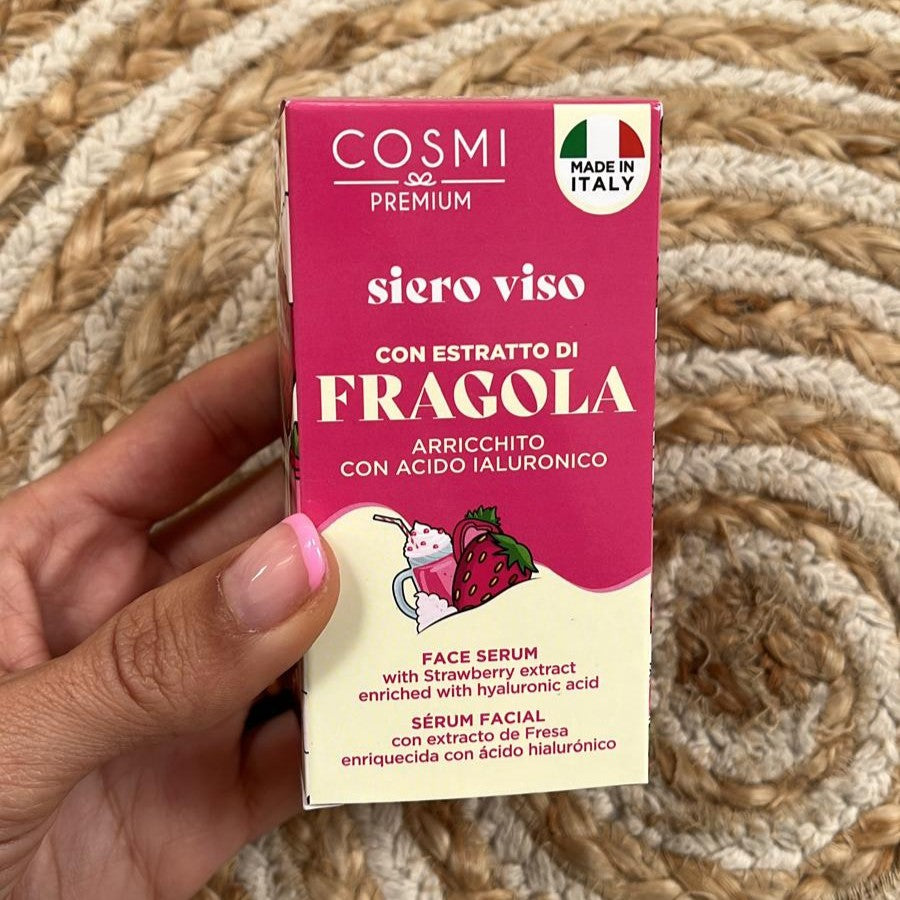 Serum facial Fresa y Nata