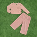 Conjunto puntilla rosa