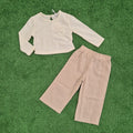 Conjunto puntilla beige