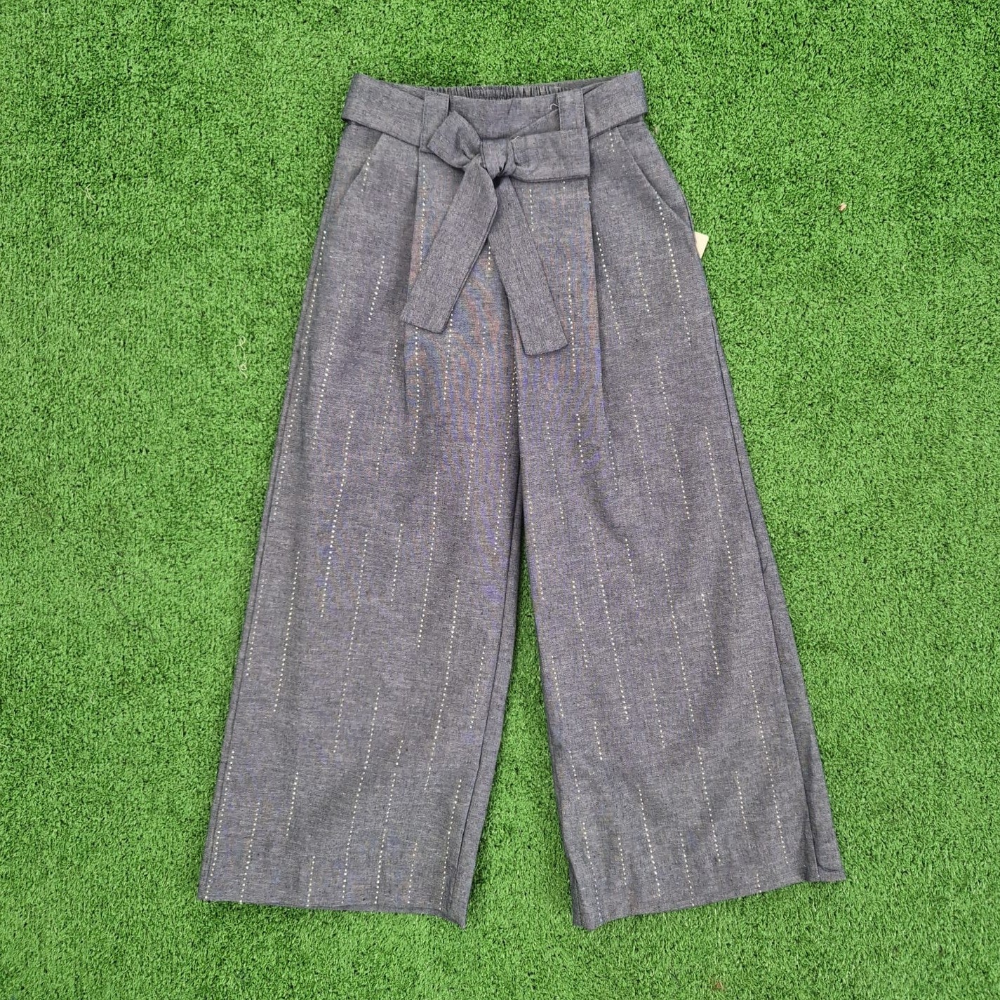 Pantalon lazo brillo