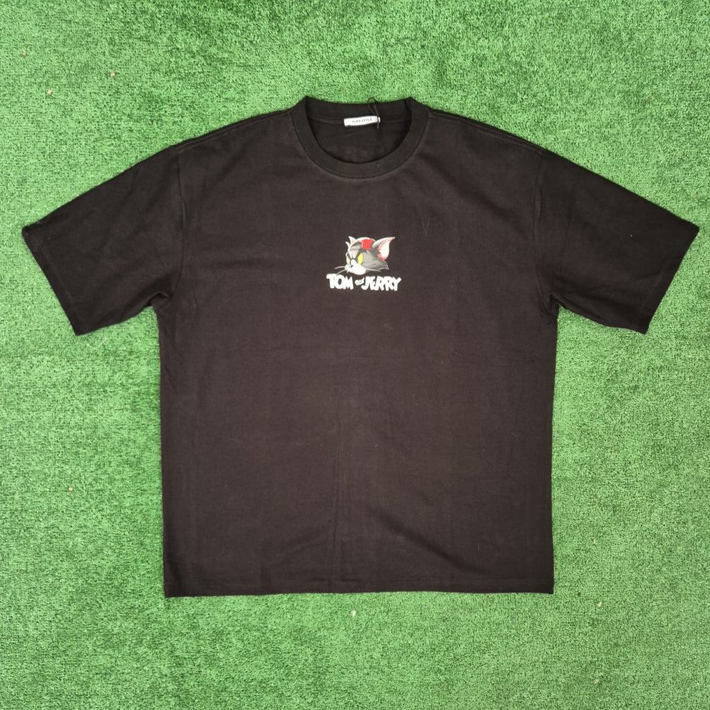 Camiseta Tom y Jerry negra