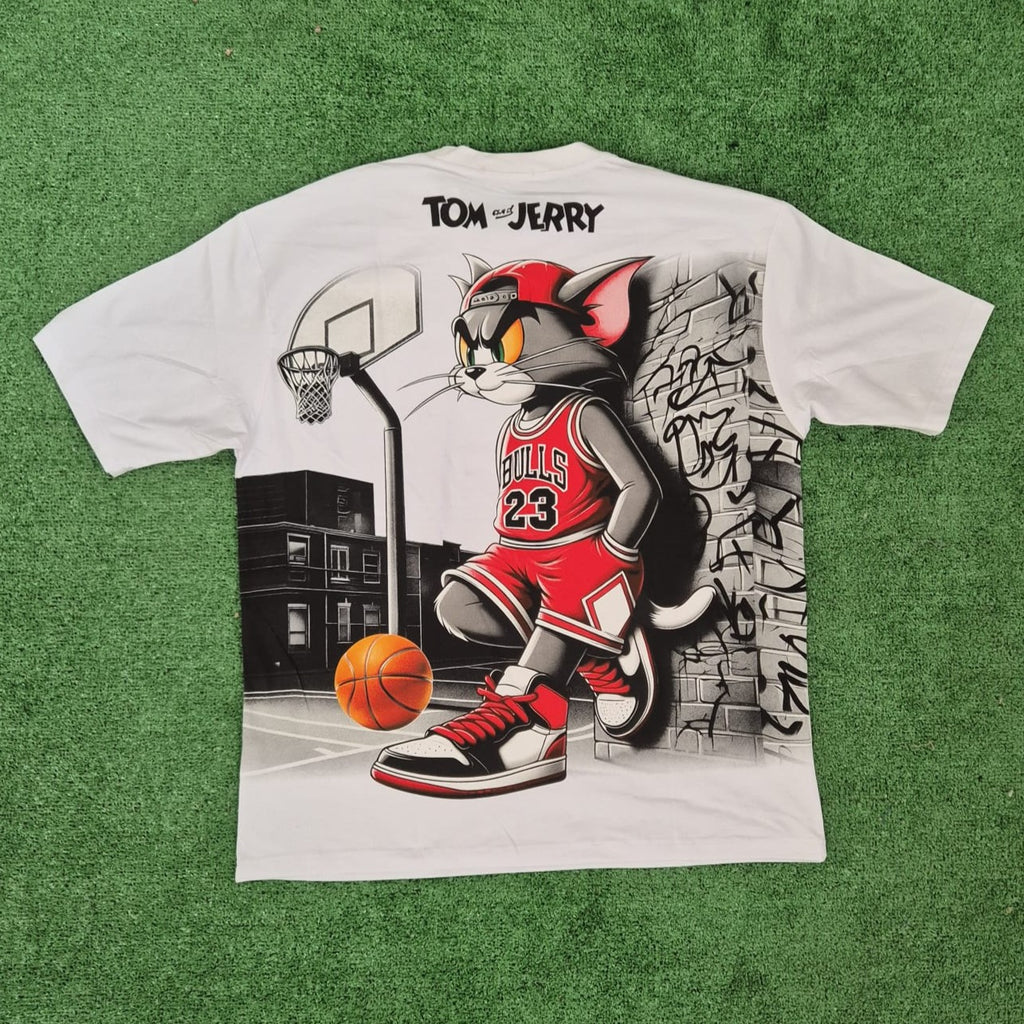 Camiseta Tom y Jerry blanca