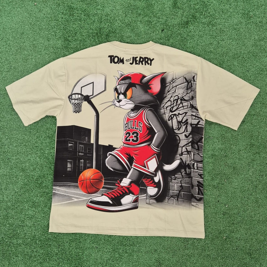 Camiseta Tom y Jerry verde
