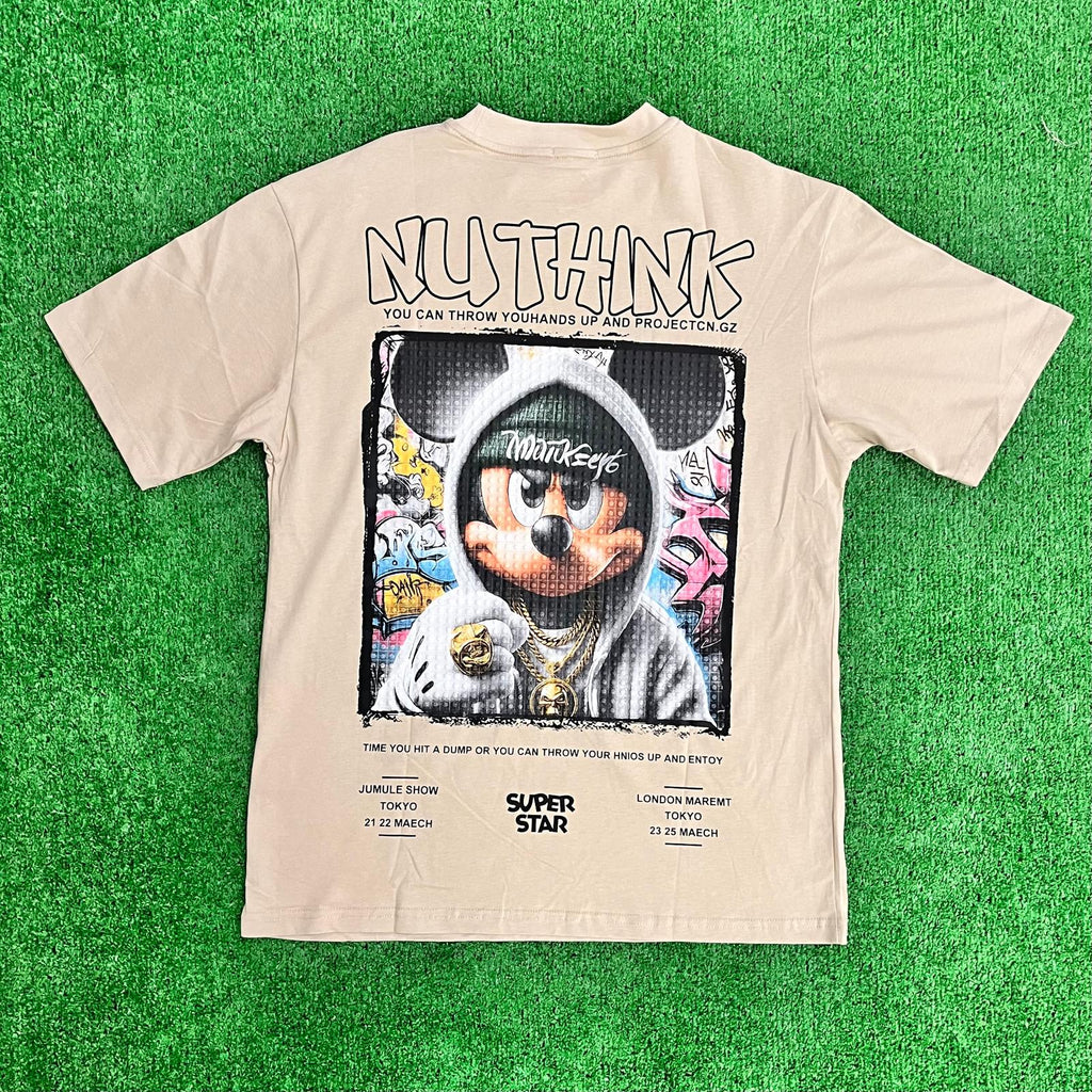 Camiseta Mickey Lego beige