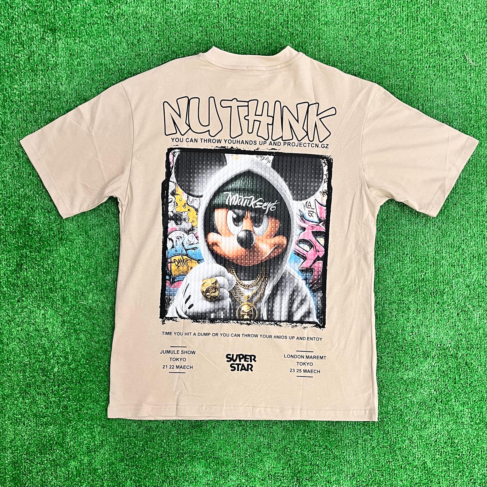 Camiseta Mickey Lego beige