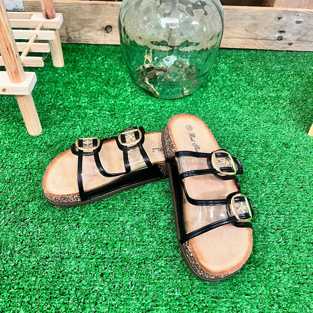 Sandalia 3A033 negra