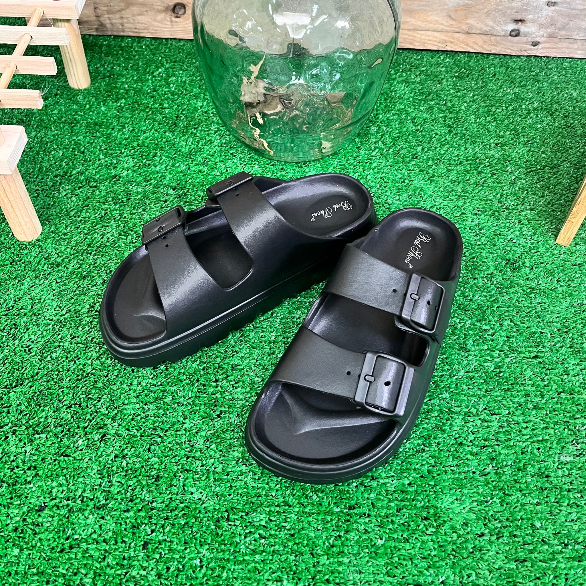 Sandalia FX2Q48 negra