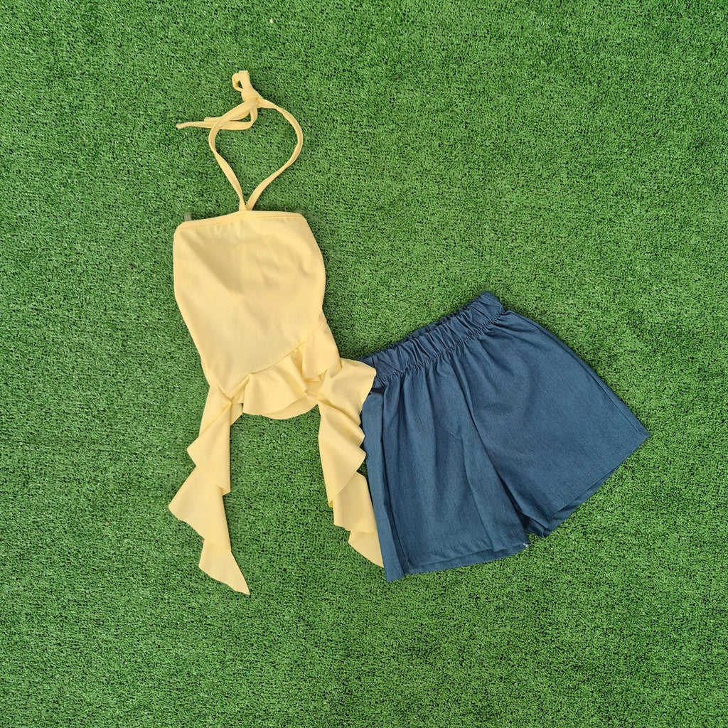 Conjunto Gasa amarillo