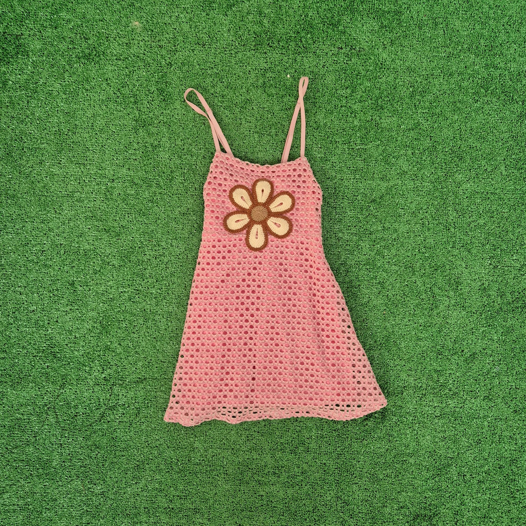 Vestido margarita rosa