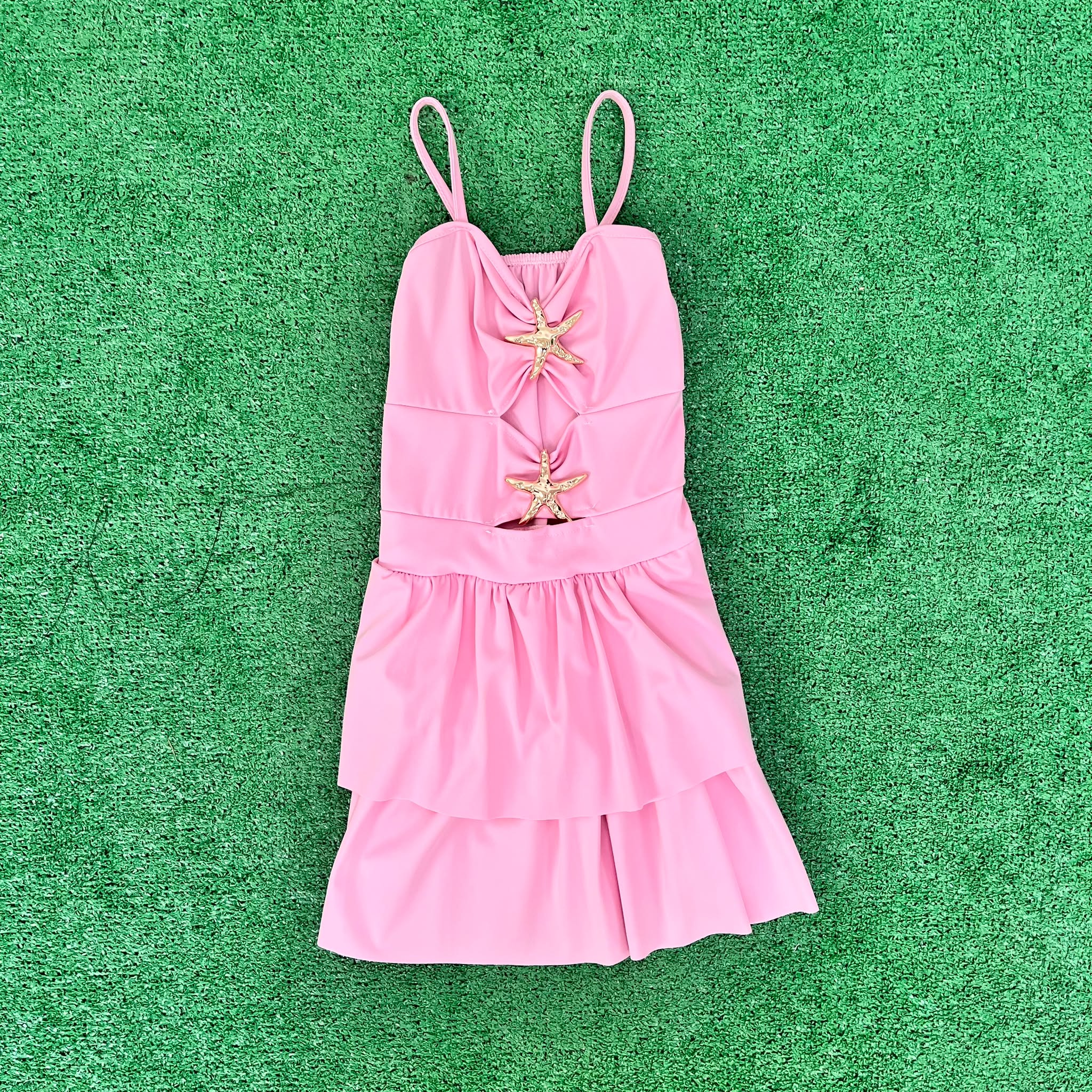 Vestido mar rosa