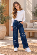 Pantalon vaquero parches