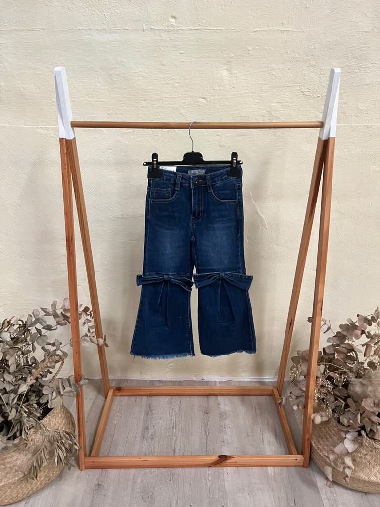 Pantalon campana lazos