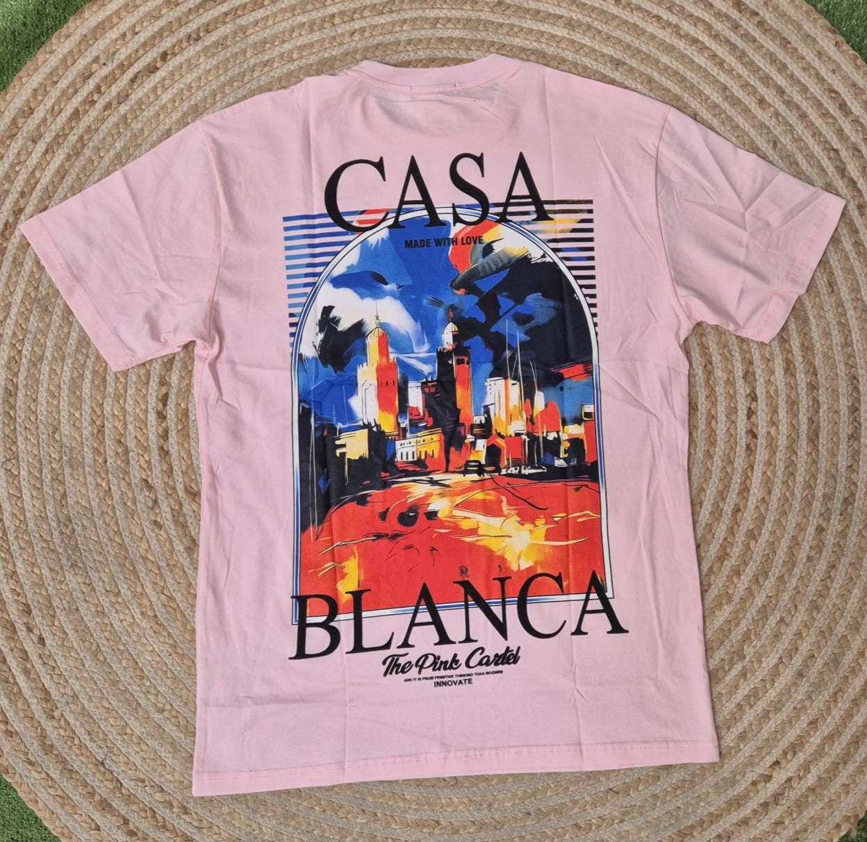 Camiseta casablanca rosa
