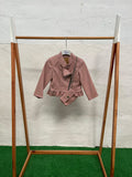 Chaqueta polipiel volante