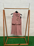 Conjunto chaleco cruzado