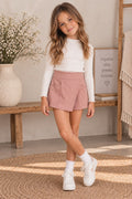 Pantalón falda polipiel
