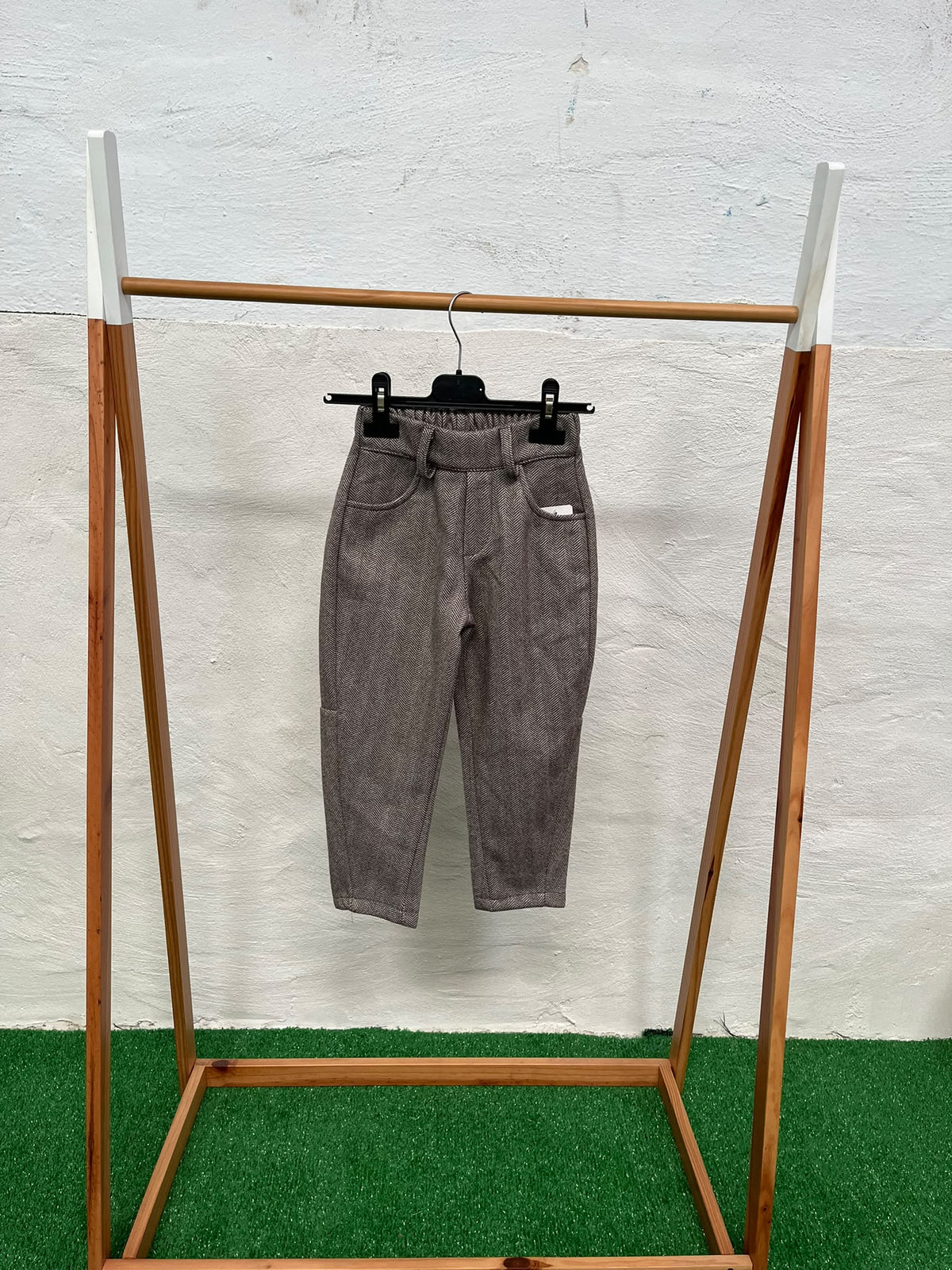 Pantalon paño jaspeado