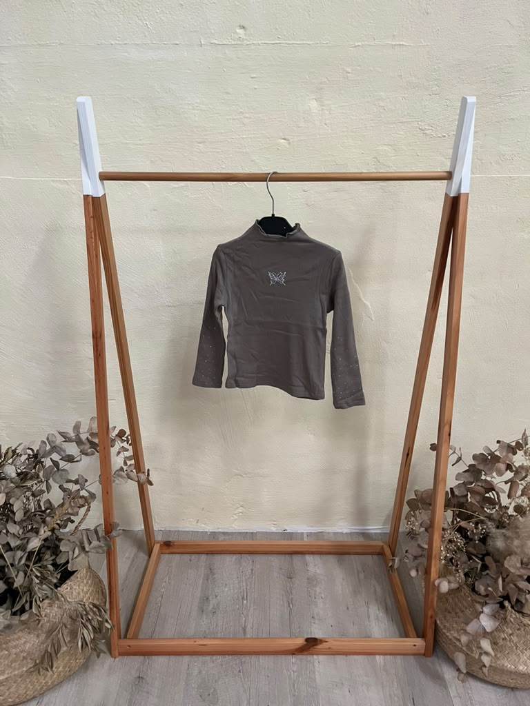 Camiseta brillo mariposa